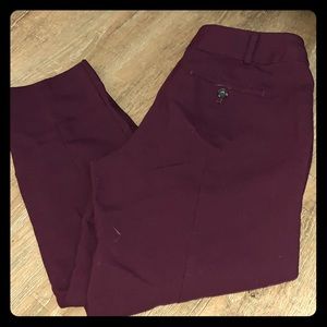 LOFT Wool Cropped Pants